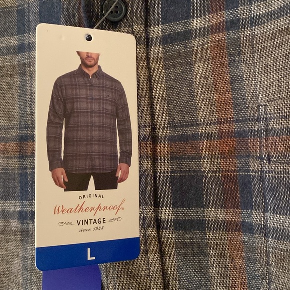 Original weatherproof Vintage Since 1948. Men’s Buttondown Shirt LARGE - Picture 2 of 5
